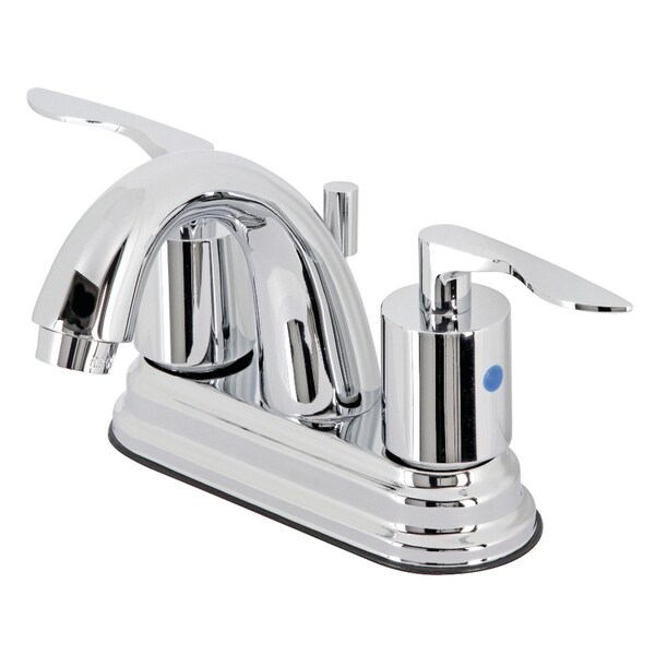 Kingston Brass KB8611SVL 4-Inch Centerset Bathroom Faucet with Retail Pop-Up, Polished Chrome KB8611SVL - main